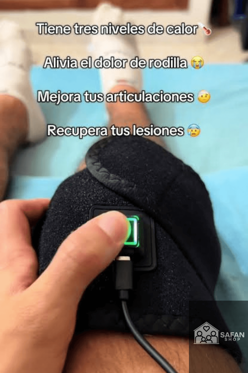 RODILLERA TERMICA + PARCHE RODILLA