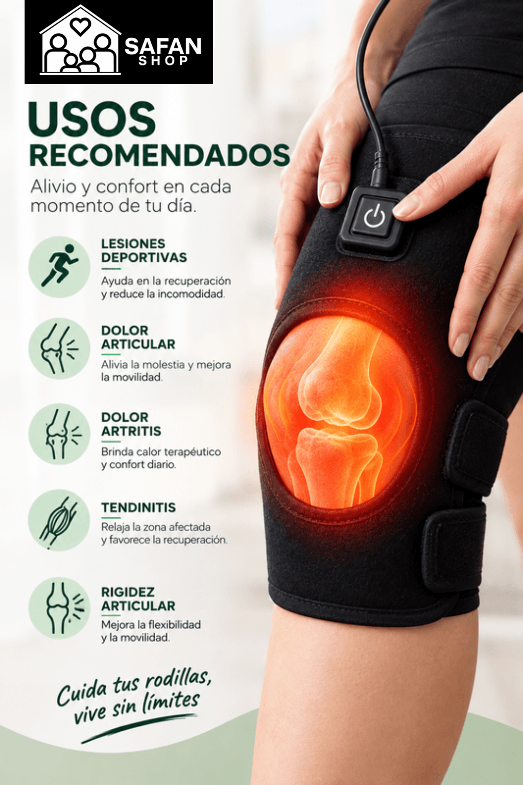 RODILLERA TERMICA + PARCHE RODILLA